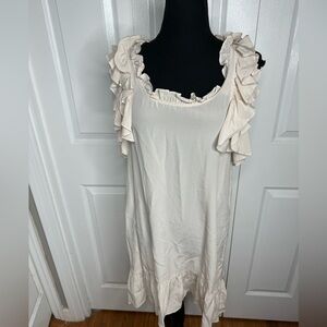 NWT  jcrew ruffle dress,